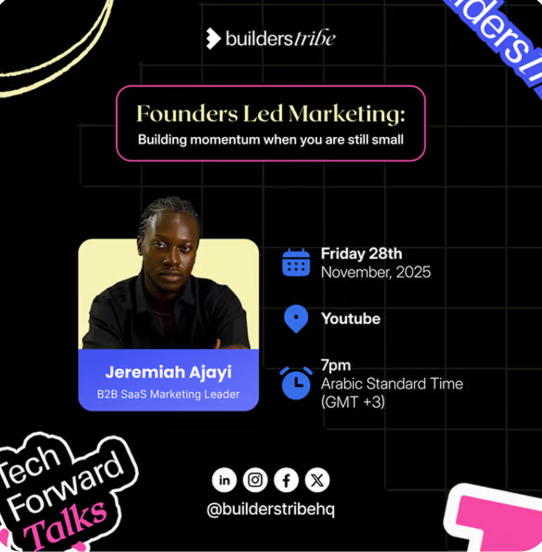 Founders Led Marketing: Building momentum When You are Still Small w/ Jeremiah Ajayi H/Ajiri
