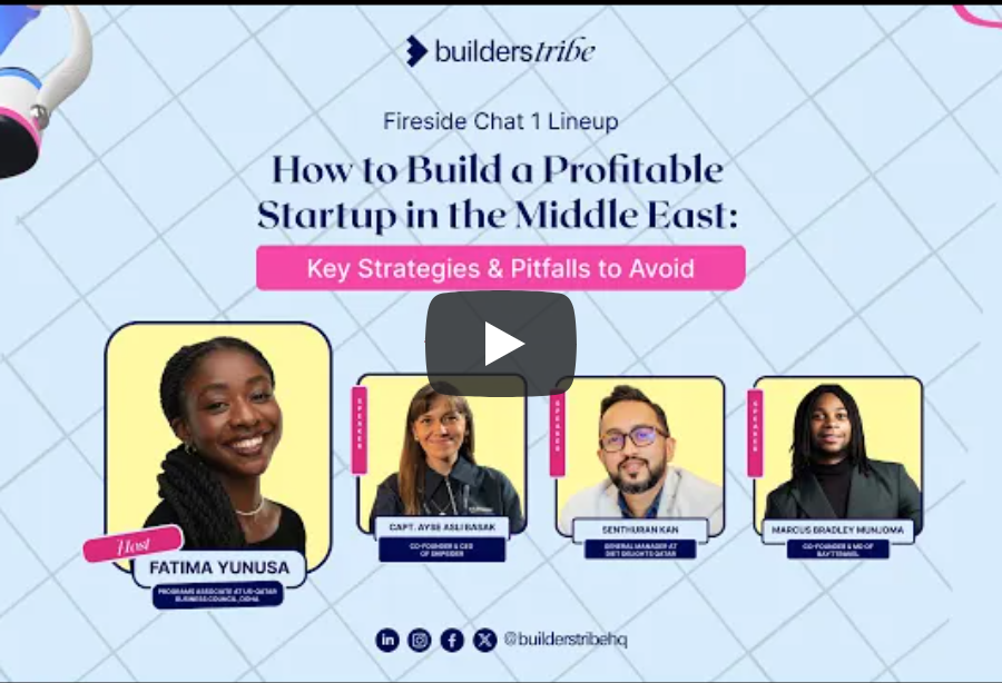 How to Build a Profitable Startup in the Middle East - Builders Tribe Techfest 2025