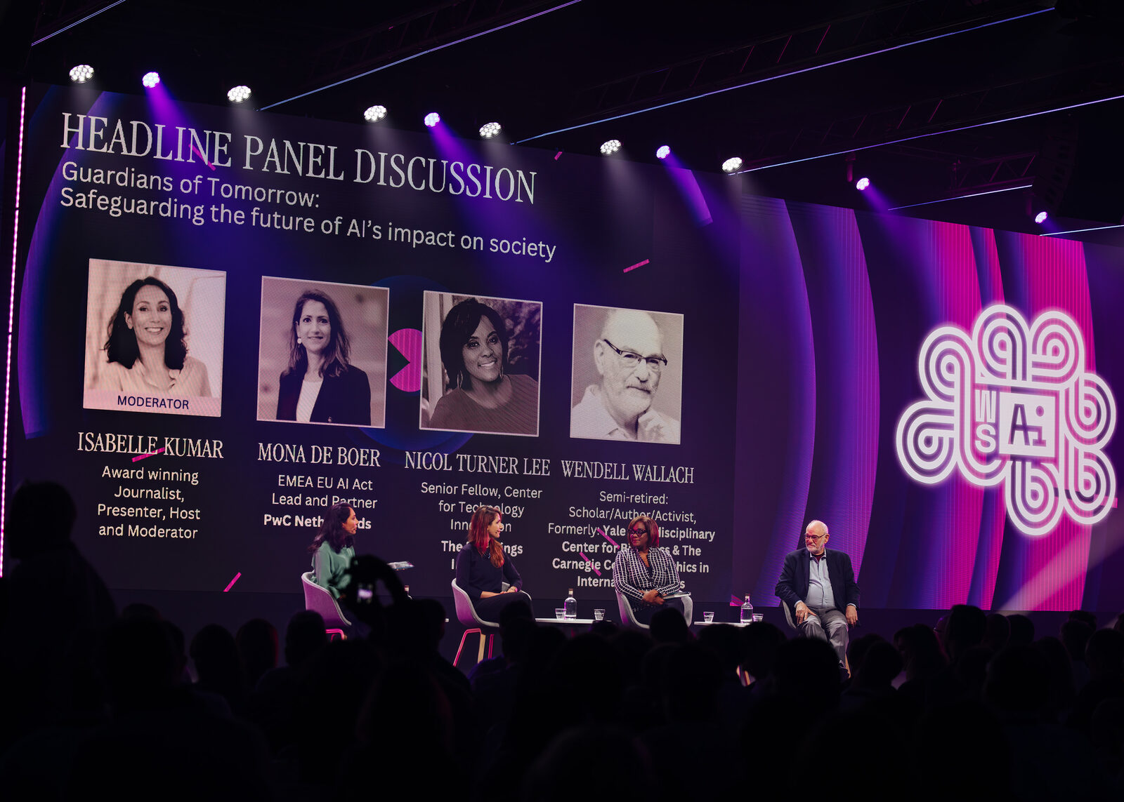 World Summit AI main stage panel, Guardians of Tomorrow